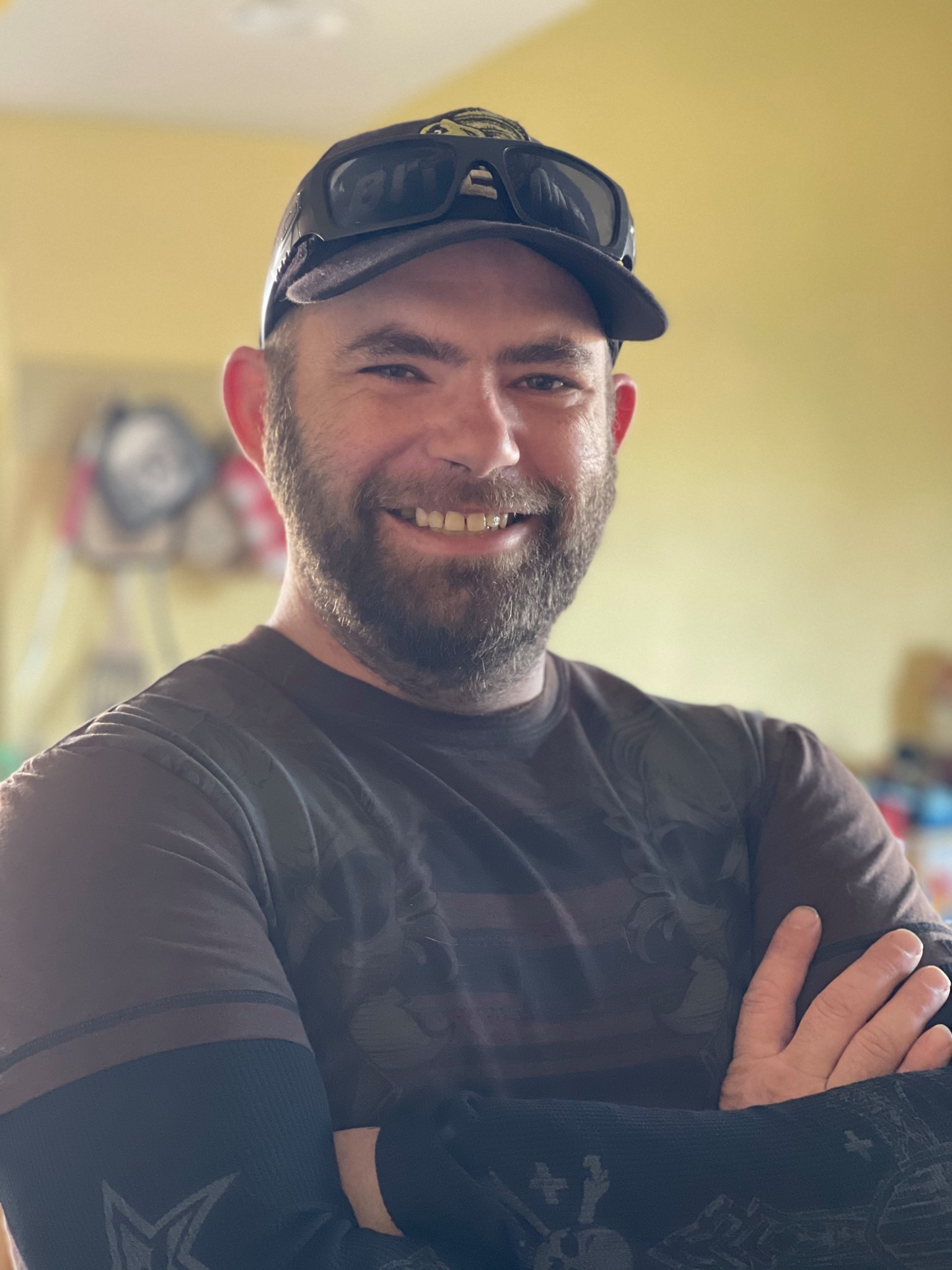 Brian in his kitchen